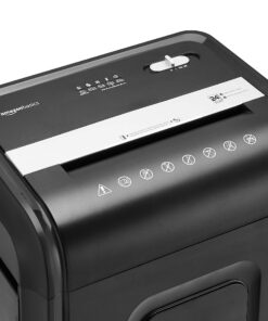 Amazon Basics 24 Sheet Cross Cut Paper, CD and Credit Card Home Office Shredder with Pullout Basket, Black 18 81vYBTH2RkL