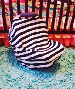 Baby Car Seat Cover Canopy and Nursing Cover Multi-Use Stretchy 5 in 1 Gift "The Classic" by Copper Pearl 48 81vYDS 0jXL