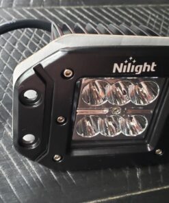 Nilight - NI23C-18W 2PCS 18W Spot LED Work Light Driving Lights Led Light Bar Off Road Led Lights Flush Mount for Jeep Truck Tacoma Bumper ATV UTV,2 Years Warranty 2PCS 18W Spot Flush Mount 42 81vZklcdRBL