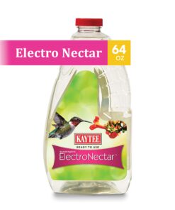 Kaytee Hummingbird ElectroNectar Wild Bird Food, Ready to Use, 64 Ounces 64 oz Ready To Use 21 81va3eyuosL