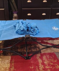 Regalo My Cot Portable Toddler Bed, Includes Fitted Sheet, Royal Blue , 48x24x9 Inch (Pack of 1) 39 81vaaa9zVKL