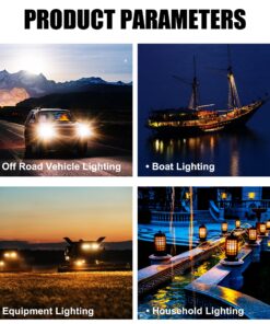 Eyourlife 300W Light Bar Wiring Harness, 12V 40A DT Connector 1 Lead Harness, Relay Relay Blade Fuse Wiring Harness Kit for Off Road LED Light Bar with On Off Power Switch 10ft 31 81vbGJ gmIL