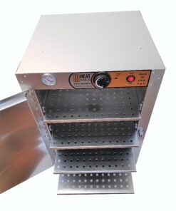 HeatMax 16x16x24 SMALL Hot Box Food Warmer-- The Original and the best -- with an Interior usable shelf space of 13 x 15.5 inch. For HALF SIZE disposable pans, BBQ, Pizza, any hot food 12 81vc79BzK5L