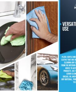 Zwipes Microfiber Towel Cleaning Cloths, 36 Pack, Assorted, (737) 36-Pack 13 81veOw2eWrL