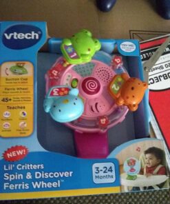 VTech Lil' Critters Spin and Discover Ferris Wheels, Pink (Amazon Exclusive) 33 81vfDeNdvHL