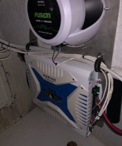 Pyle Hydra Marine Amplifier - Upgraded Elite Series 1000 Watt 4 Channel Bridgeable Amp Tri-Mode Configurable, Waterproof, MOSFET Power Supply, GAIN Level Controls and RCA Stereo Input(PLMRA420) 32 81vfEhwGatL