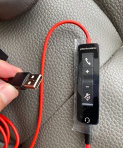 Plantronics - Blackwire C5220 - Wired, Dual-Ear (Stereo) Headset with Boom Mic - USB-A, 3.5 mm to connect to your PC, Mac, Tablet and/or Cell Phone Basic Packaging 31 81vfhkKPSeL