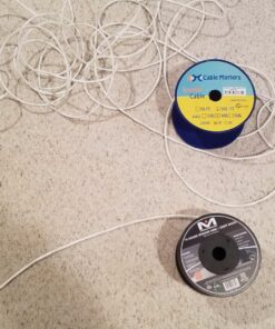 Mediabridge™ 14AWG 2-Conductor Speaker Wire (200 Feet, White) - 99.9% Oxygen Free Copper – ETL Listed & CL2 Rated for in-Wall Use (Part# SW-14X2-200-WH) 200' 17 81vg51HaVxL