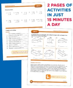 Summer Bridge Activities 5th to 6th Grade Workbooks, Math, Reading Comprehension, Writing, Science, Social Studies, Fitness Summer Learning, 6th Grade Workbooks All Subjects With Flash Cards 19 81vgJCXWSjL