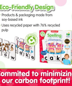 The Learning Journey: Match It! - Spelling - 20 Piece Self-Correcting Spelling Puzzle for Three and Four Letter Words with Matching Images - Learning Toys for 4 Year Olds - Award Winning Toys 19 81vgfWfdyfL