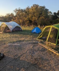 2-Person Camping Tent – Includes Rain Fly and Carrying Bag – Lightweight Outdoor Tent for Backpacking, Hiking, or Beach by Wakeman Outdoors Dome Blue 39 81viL5Qd cL