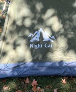 Night Cat Upgraded Backpacking Tents 1 2 Persons Easy Clip Setup Camping Tent Adults Scouts Heavy Rainproof Compact Lightweight Army Green 1 Person(7x3.8x3.8ft) 104 81vjoeJPmL
