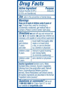 Orajel Kids Paw Patrol Anti-Cavity Fluoride Toothpaste, Natural Fruity Bubble Flavor, 4.2oz Tube 4.2 Ounce (Pack of 1) 23 81vjraqE7L