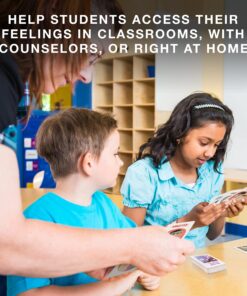 Feelings in a Flash - Emotional Intelligence Flashcard Game - Toddlers & Special Needs Children - Teaching Empathy Activities, Coping & Social Skills - 50 Scenario Cards, 50 Reaction Faces 11 81vkI kZCL 1