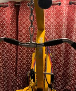 CAP Barbell Deluxe Curl Bar Cable Attachment with Rubber Handgrips, 28" 27 81vlJ936SL