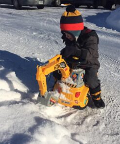 Digger Scooter, Ride-on Excavator, Pulling cart, Pretend Play Construction Truck (Color May Vary) by POCO DIVO Excavator-yellow 24 81vleYzIkCL