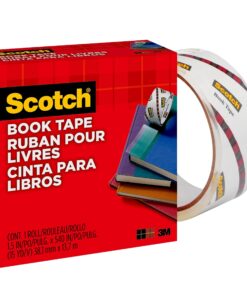 Scotch Book Tape, 1.5 in x 540 in, 1 Roll/Pack, Excellent for Repairing, Reinforcing Protecting, and Covering (845-150) 1.75 H x 4.12 L x 4.0 W 14 81vnT77eA6L