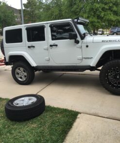 Rugged Ridge | Window Rain Deflectors | 11351.12 | Fits 2007-2018 Jeep Wrangler JKU 4-Door 31 81vnxnooOhL 1