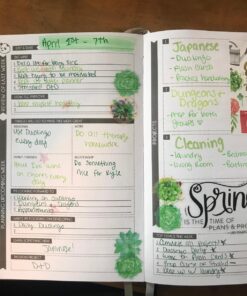 Panda Planner Undated Daily Planner - 90 Day Organization - Goals, Gratitude & Focus - Bonus Weekly & Monthly Agenda - Black - Hardcover Classic 57 81voCGeEsFL