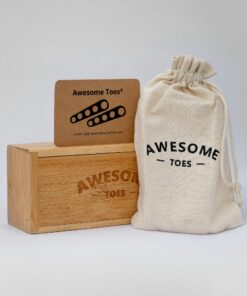 YOGABODY Naturals Toe Spreaders & Separators, Fast Pain Relief from Hammertoe & Bunions, Two Pairs in Stylish Wooden Box, Latex-Free Rubber Toe Stretchers Used for Walking, Running & Yoga Practice 23 81voGhNoQIL