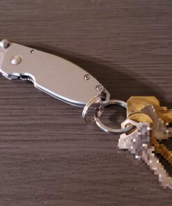 CRKT Squid Folding Pocket Knife: Compact EDC Straight Edge Utility Knife with Stainless Steel Blade and Framelock Handle Silver Stonewash 46 81voQ0bWeML