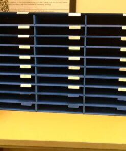 Pacon Classroom Keepers 30-Slot Mailbox, Blue (001318) 36 81vof7X5R7L