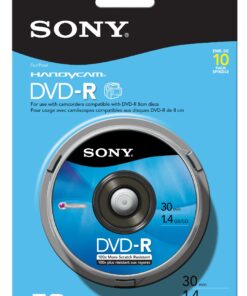 Sony 10DMR30RS1H 8cm DVD-R 10-Pack Spindle Skin Pack