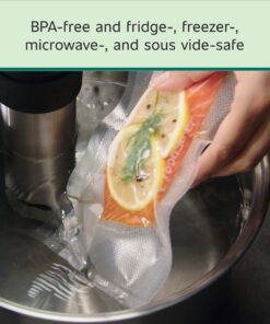 FoodSaver Vacuum Sealer Bags for Airtight Food Storage and Sous Vide, 1 Quart Precut Bags (44 Count) 44 quart bag PDP FFP 17 81vqcztEJL