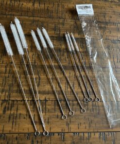 Hiware Drinking Straw Cleaner Brush Kit - (3-Size) 9-Piece Extra Long Pipe Cleaners, Straw Cleaning Brush For Tumbler, Sippy Cup, Bottle and Tube 29 81vriwiNskL