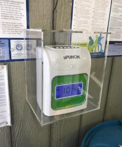 uPunch Time Clock Bundle with 100 Cards, 2 Ribbons, 2 Time Cards Racks, & 6 Keys (HN3500) HN3500 Bundle 10 81vrj3DQWcL