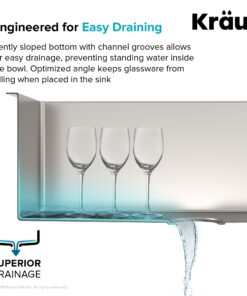 Kraus KHF200-30 Standart PRO Kitchen Stainless Steel Sink, 30 Inch Round Apron Single Bowl Rounded Apronfront 37 81vslc1JXML 2