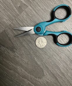 SINGER 00557 4-1/2-Inch ProSeries Detail Scissors with Nano Tip, Teal 1-Pack 35 81vsw411KyL