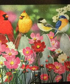 SUNSOUT INC - Songbirds and Cosmos - 500 pc Jigsaw Puzzle by Artist: William Vanderdasson - Finished Size 18" x 24" - MPN# 30448 14 81vw8eIHvL