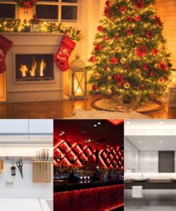 5050 4Pin LED Strip Connector Kit - iCreating 10mm RGB 4 Pin LED Connector Accessories Kit Include L LED Connectors for Strip Lights, 4-pin LED Light Strip Connectors with Wire, LED Extension Cable 16.4ft 26 81vwzjYwwnL