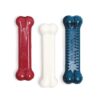 Nylabone Power Chew Toys Variety Triple Pack - Dog Toys for Aggressive Chewers - Indestructible Dog Bones for Small Dogs - Chicken, Bacon & Peanut Buter Flavors, Small/Regular (3 Count) Small up to 25 lbs. 3 81vxHqsNHXL