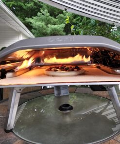 Ooni Koda 16 Gas Pizza Oven – 28mbar Outdoor Propane Pizza Oven - Portable Pizza Oven For Authentic Stone Baked 16 Inch Pizzas – Ideal for Any Outdoor Cooking Enthusiast - Countertop Pizza Oven 50 81vxxeSFjeL