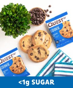 Quest Nutrition Chocolate Chip Protein Cookie; Keto Friendly; High Protein; Low Carb; 12 Count 28 81vypPkWrlL