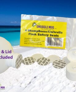 Alternative view of Smuggle Mug ShampBooze & Umbrella Flask Seals | 6 Pack | Secure & Leak-Proof | Enjoy Drinks On the Go | Perfect for Cruises and Sports