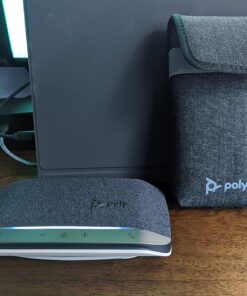 Poly Sync 20+ Personal Portable Bluetooth Smart Speakerphone (Plantronics) - USB-A UC Bluetooth Adapter - Connect Wirelessly to PC/Mac/Cell Phone - Works w/Teams, Zoom, & More - Amazon Exclusive 2021 Version (USB-A Only) Standard 43 81w SE8wFUL