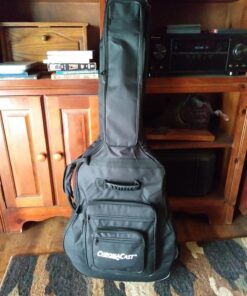 ChromaCast Acoustic Guitar 6-Pocket Padded Gig Bag with Guitar Strap and Pick Sampler 49 81w1HWseQL