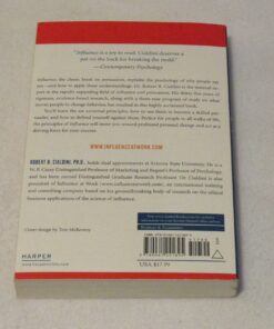 Alternative view of Influence: The Psychology of Persuasion, Revised Edition