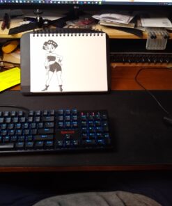 XXL Large Mouse Pad, GLTECK Extended Mousepad, 36"x12" Non-Slip Rubber Big Mouse Pad XXL Large Mouse Pad, Stitched Edges with Carrying Bag XXL Black Edge XX-Large 31 81w8bweQWUL