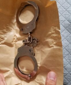 VIPERTEK Double Lock Steel Police Edition Professional Grade Handcuffs (Silver) 43 81w97yOkBCL