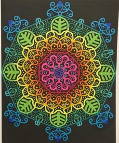 Glowing Mandalas: Coloring Book for Adults Paperback 69 81wBjv5 2L