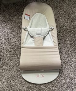 BABYBJÖRN Bouncer Balance Soft, Cotton/Jersey, Beige/Gray 31 81wC5xM9ONL
