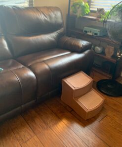 Pet Gear Easy Step II Pet Stairs, 2 Step For Cats/Dogs Up To 75-Pounds, Portable, Removable Washable Carpet Tread, No Tools Required, Available In 4 Colors,Light Cocoa Light Cocoa 24 81wE7PeuDSL