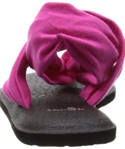 Sanuk Women's Yoga Sling 2 Solid Vintage Sandal 8 Magenta 11 81wFdtmCICL