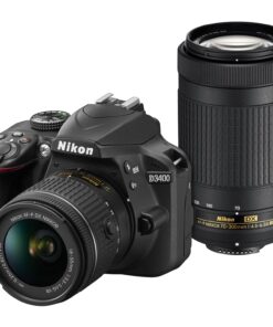 Nikon D3400 Digital SLR Camera & 18-55mm VR & 70-300mm DX AF-P Lenses with 32GB Card + Case + Flash + Battery & Charger + Tripod + Filters + Kit 10 81wH0acTVdL