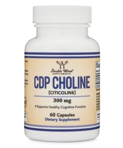 CDP Choline (Citicoline) Supplement, Pharmaceutical Grade, Manufactured in USA (60 Capsules 300mg) 17 81wHqtkVvAL