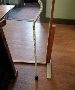 DMI Adjustable Designer Cane with Offset Handle, Comfort Grip and Strap, Tiny Flowers, FSA and HSA Eligible 25 81wIlrE06uL